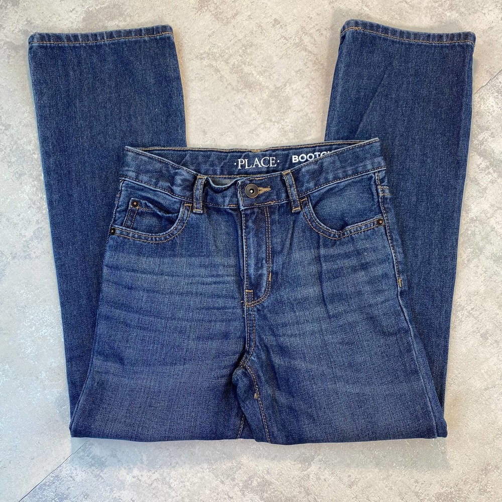NWT The Children's Place Boys Bootcut Jeans Size 8
